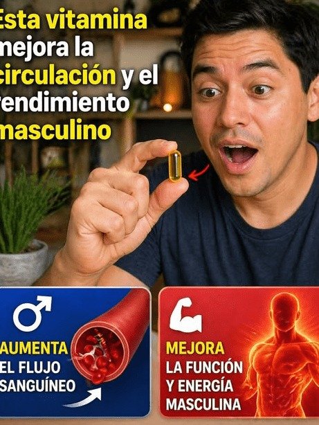 ¡ATENCIÓN Hombres +50! Si Ignoras ESTAS 3 Vitaminas, Tu Circulación e Intimidad Corren PELIGRO (El 90% Comete Este Error Fatal)