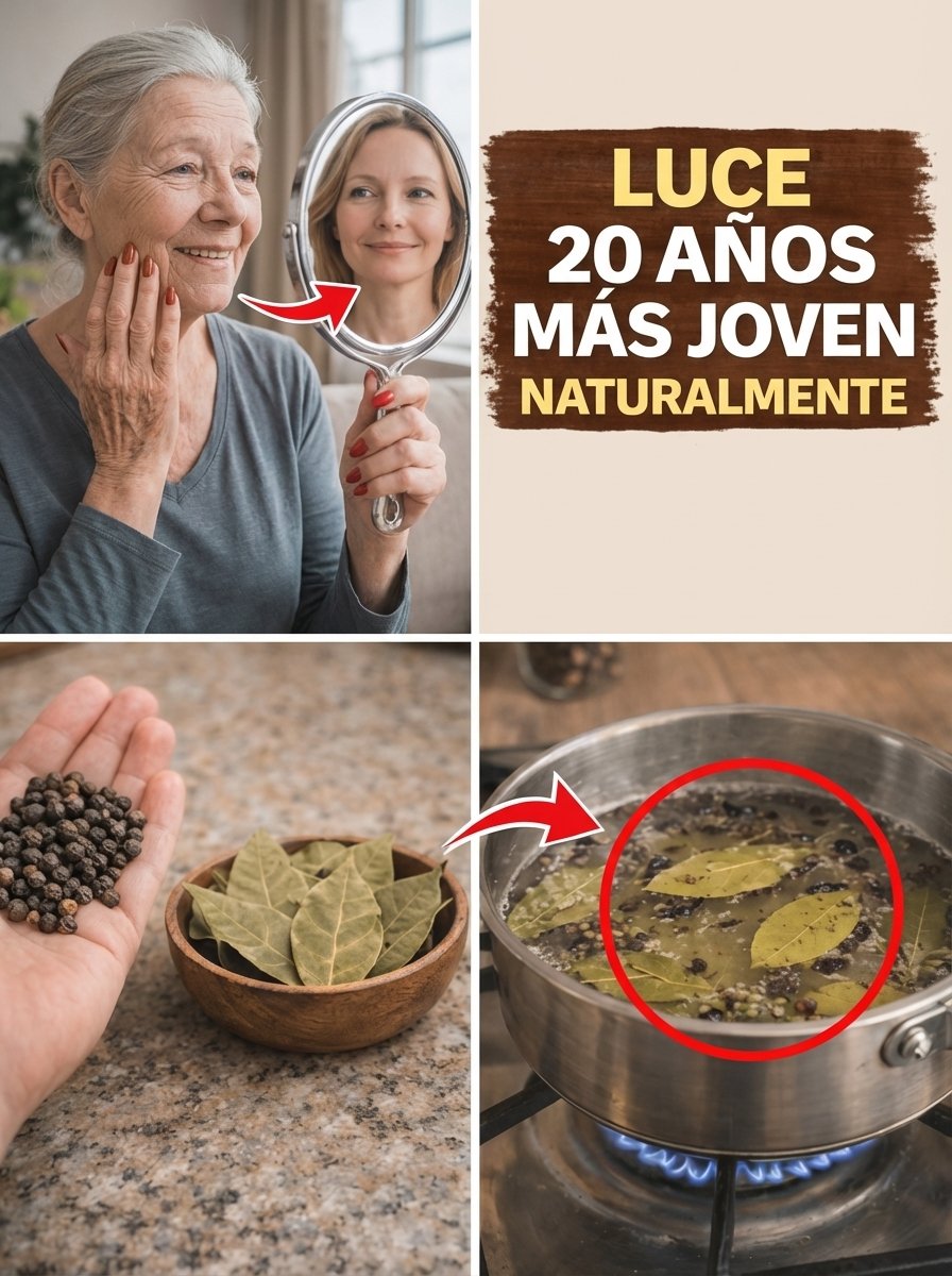 ¡El SECRETO de la Hoja de Laurel que Te Hará Lucir 10 Años Más Joven! (¡Despídete de las Arrugas SIN Botox!)