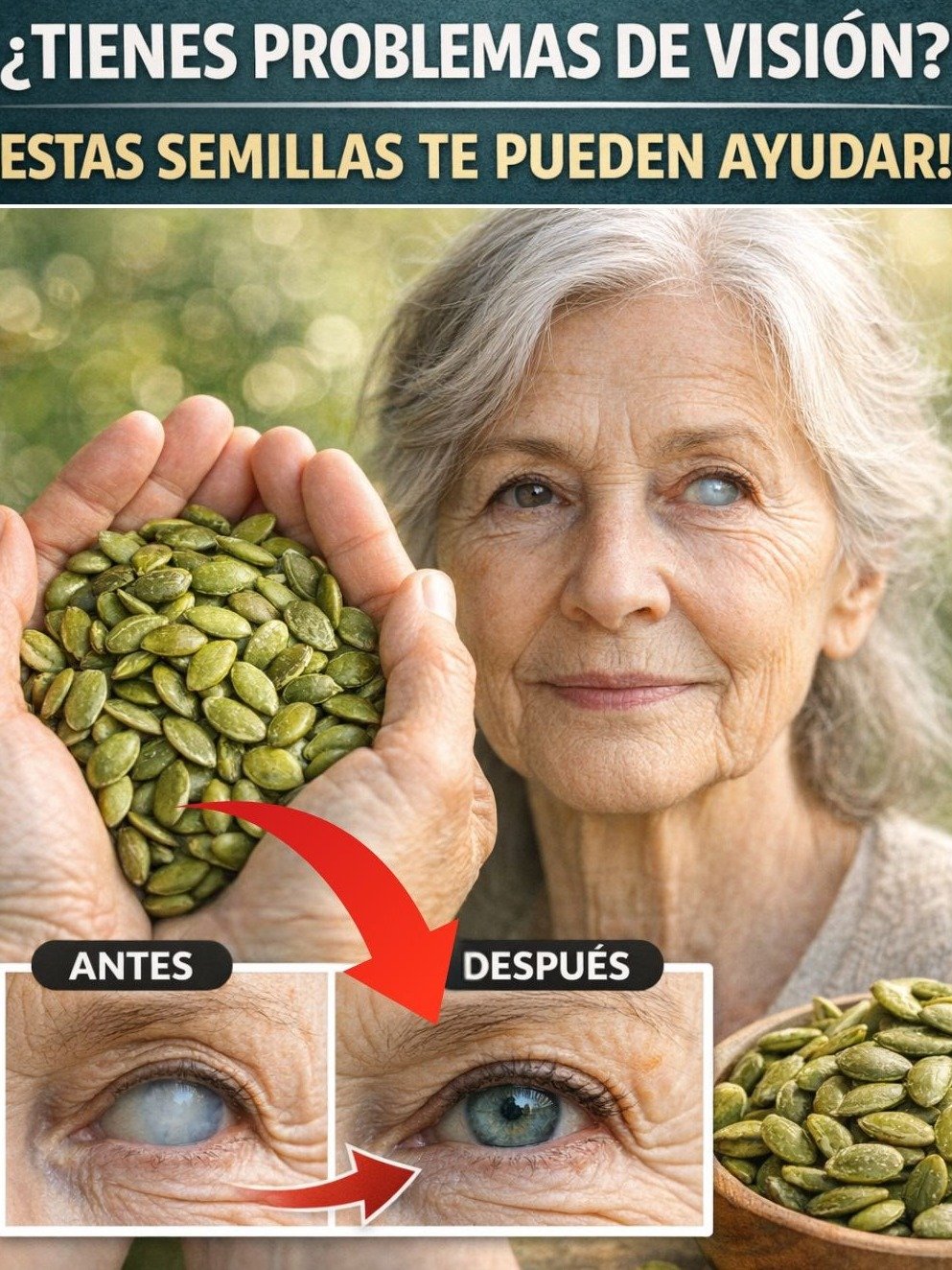¡Alerta! Si Tienes Más de 40, ESTA Semilla Podría Salvar Tu Vista del Deterioro (y Detener el Envejecimiento Ocular)