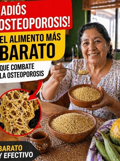 ¡ALERTA Mayores de 60! Si NO comes ESTE alimento barato, tus huesos te pasarán factura (el error que todos cometen)