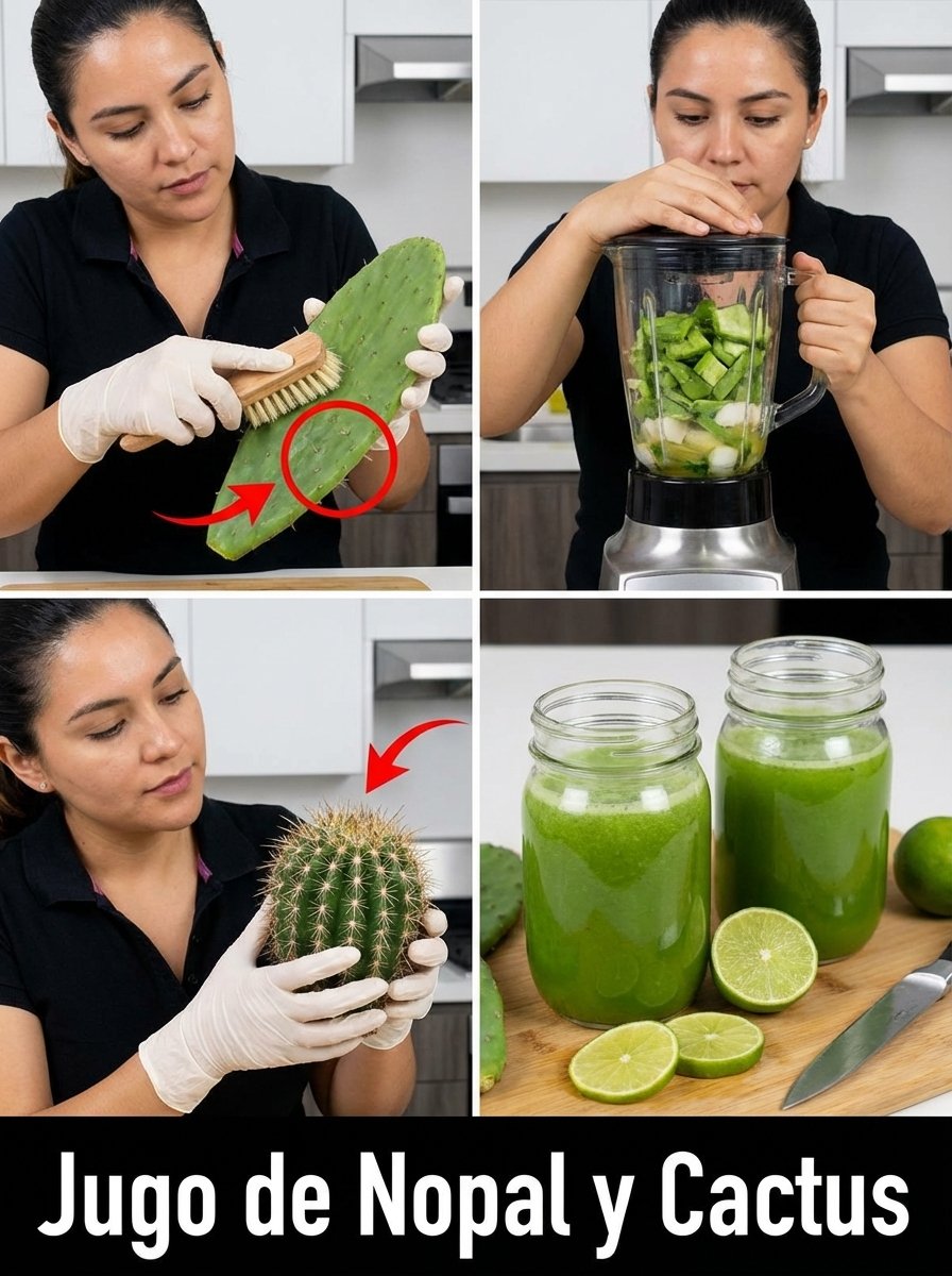 ¡El Hábito Diario que NADIE te Cuenta para Sentirte Increíble Después de los 50! Descubre el Secreto del Jugo de Nopal