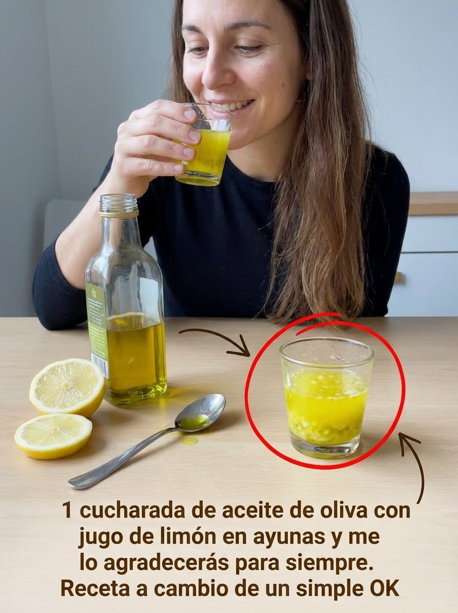 El Secreto Matutino que Transforma Tu Cuerpo: 5 Beneficios Sorprendentes del Aceite de Oliva con Limón en Ayunas
