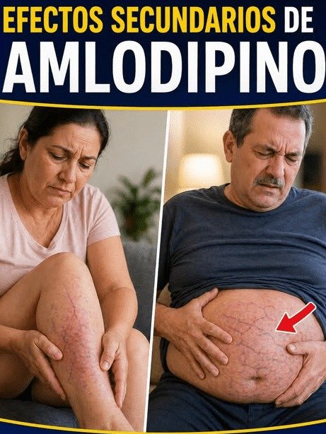 ¡Alerta Amlodipino! Tu cuerpo te envía 7 señales CLAVE que NO puedes ignorar si tomas este medicamento