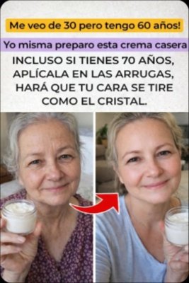 ¡El Secreto Rejuvenecedor que Nadie te Contó! Esta Crema Casera Está Transformando la Piel de Mujeres de 60+ (y es Sorprendentemente Fácil)