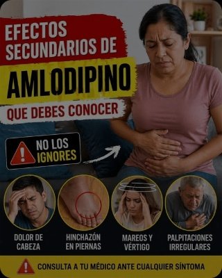 ¡Alerta Vital! ¿Tomas Amlodipino? 10 Señales CLAVE que NUNCA Debes Ignorar (La #9 es un Secreto Médico)