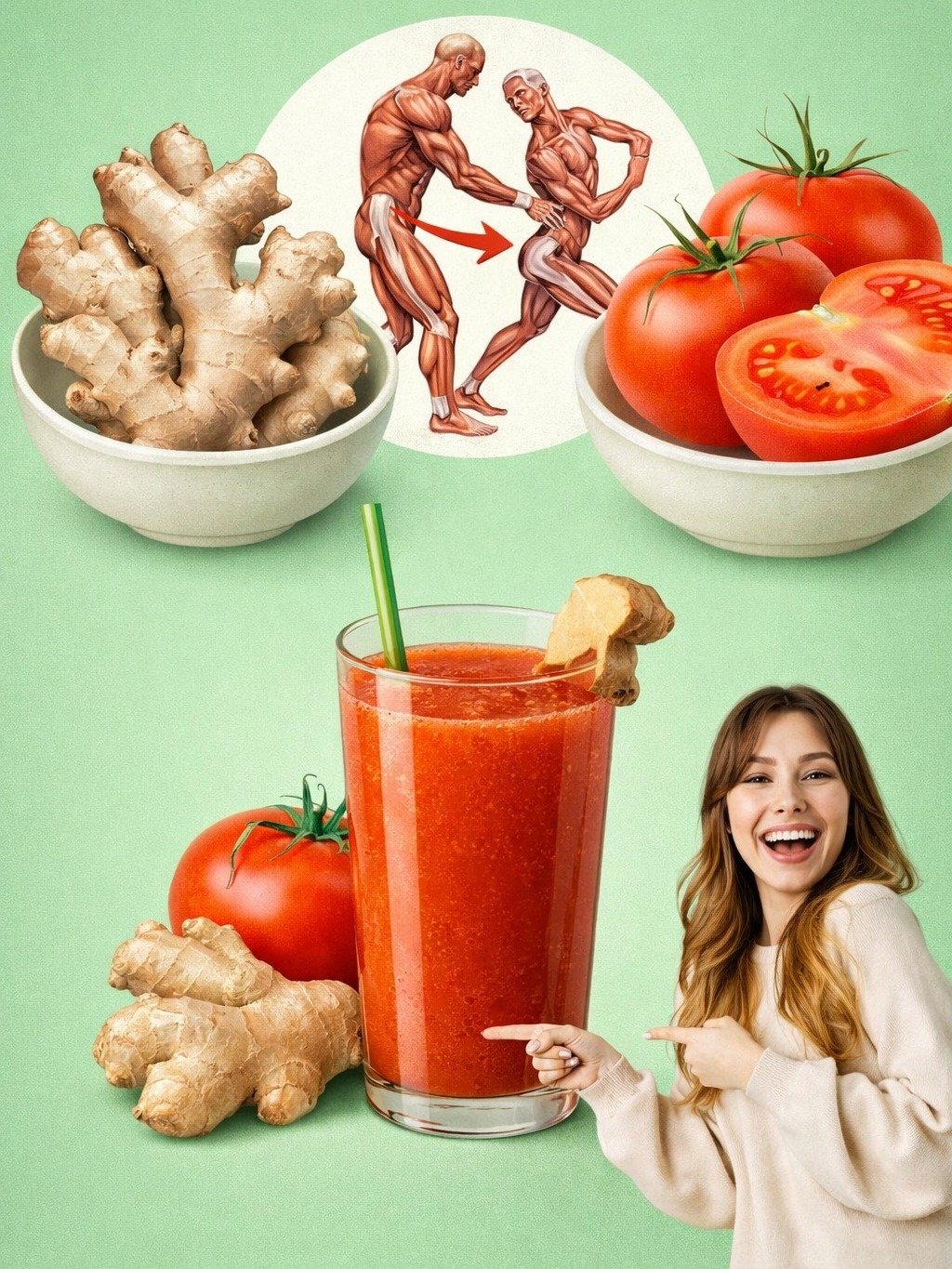 ¡ADIÓS AL CANSANCIO! El 'Shot Secreto' de Jengibre y Tomate que Te Dará 8 Horas de Energía Imparable (¡Despídete del Café para Siempre!)