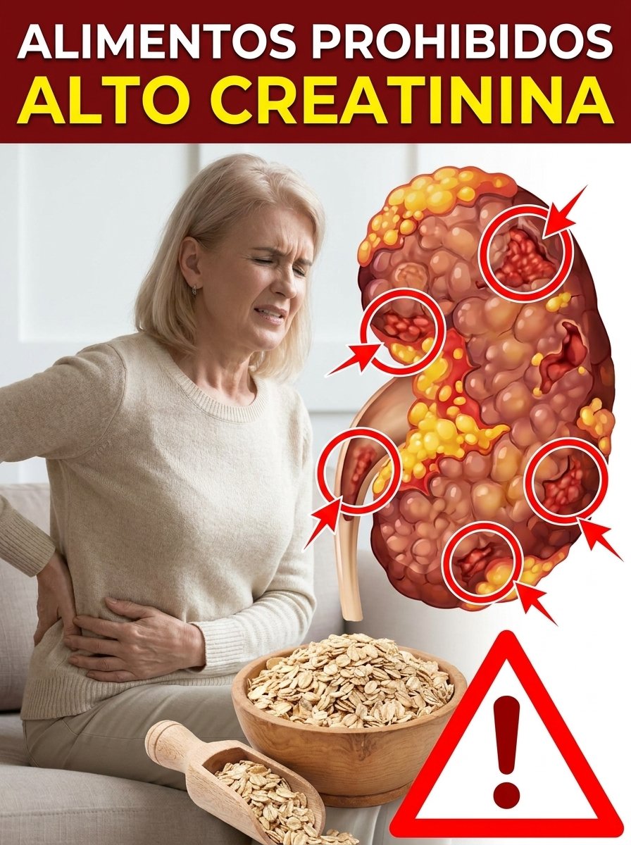 ¡ALERTA URGENTE! ¿Creatinina Alta? 13 Alimentos COTIDIANOS Que La Están Disparando (Y El Último Es El Que Más Te Sorprenderá)