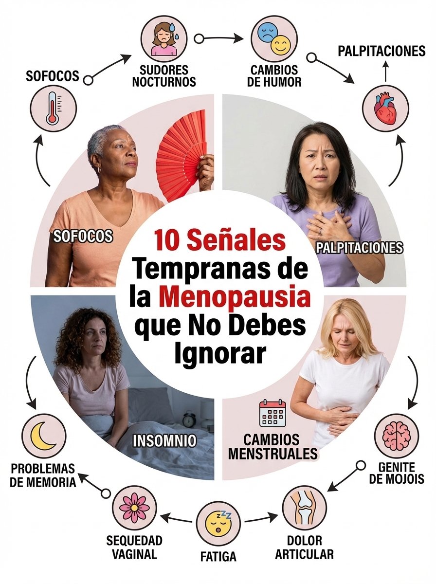 ¡ALERTA! Tu cuerpo te está gritando estas 10 señales de menopausia temprana que NINGUNA mujer debería ignorar (¡y cómo actuar!)