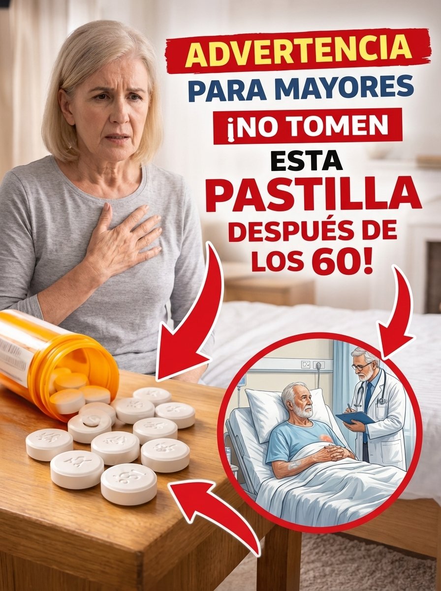 ¡Alerta Roja! Si tienes más de 60, esta pastilla común está DESTRUYENDO tu corazón en secreto