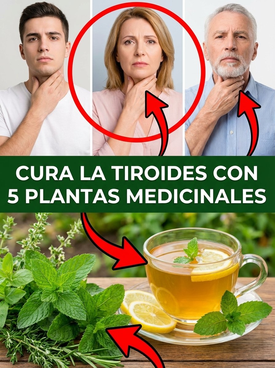 ¡ATENCIÓN! Si tienes más de 50 y te sientes CANSADO: 5 hierbas SECRETAS que tu tiroides NECESITA (y que casi nadie conoce)