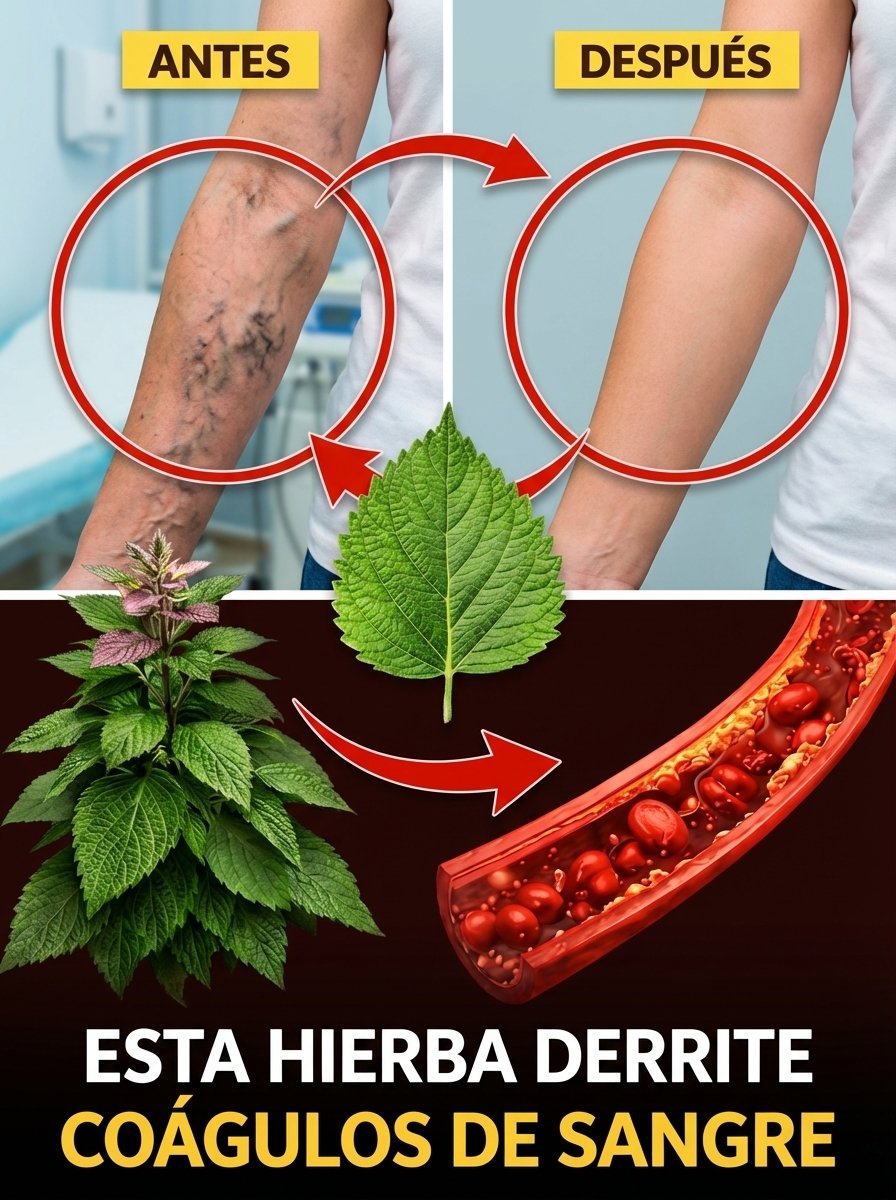 ¡ALERTA URGENTE! Descubre las 4 Hierbas Secretas que Deshacen los Coágulos Sanguíneos en tus Piernas y Salvan tu Vida (¡Antes de que sea Tarde!)