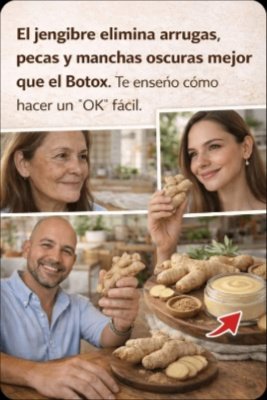 ¿Jengibre para las Arrugas? ¡Cuidado! El Error CRÍTICO que Miles Cometen y ACELERA el Envejecimiento de Tu Piel