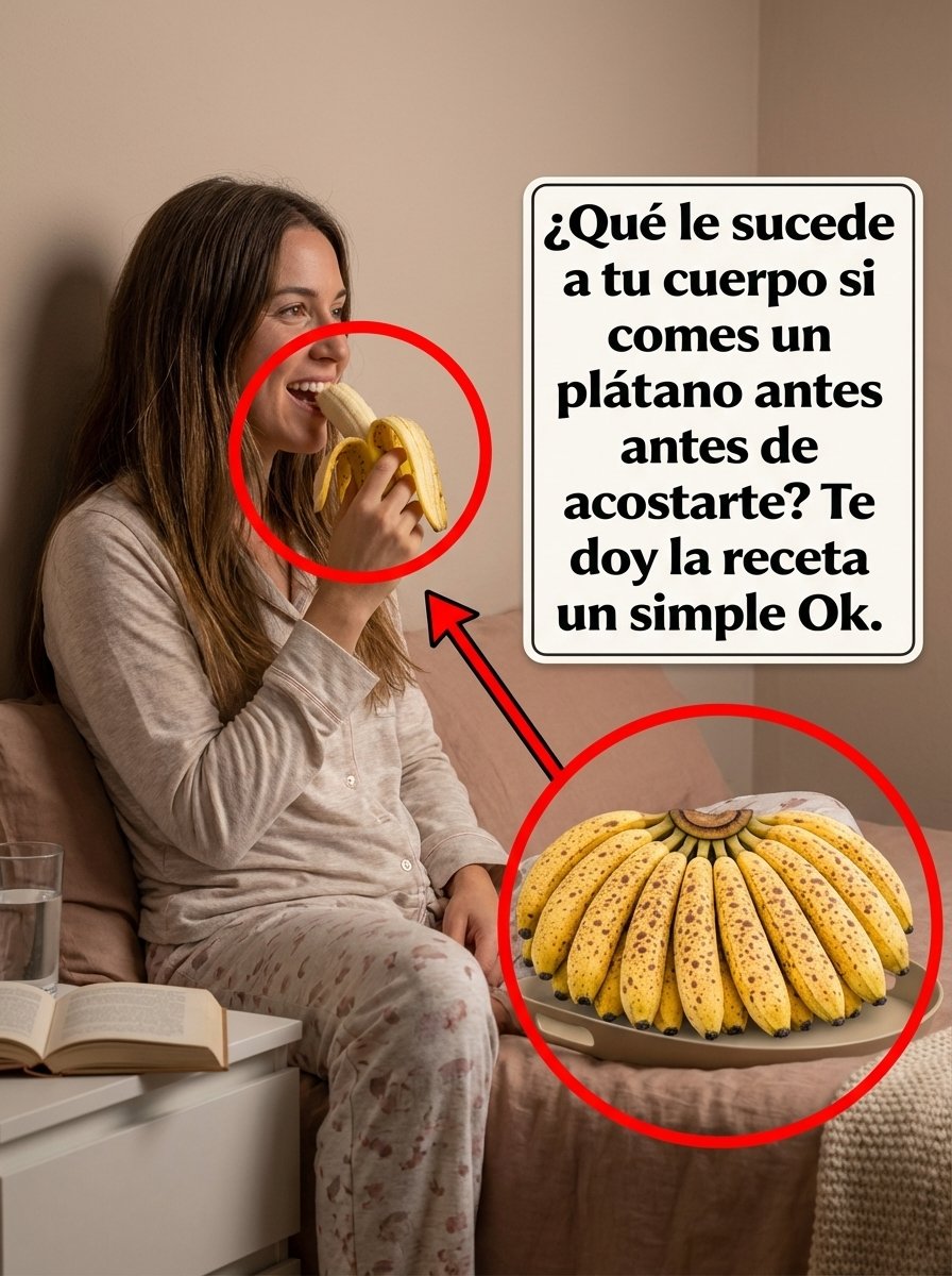 ¡El Truco Viral para Dormir Mejor! 🍌 Lo que NADIE te dice sobre comer un Plátano antes de dormir y por qué lo amarás