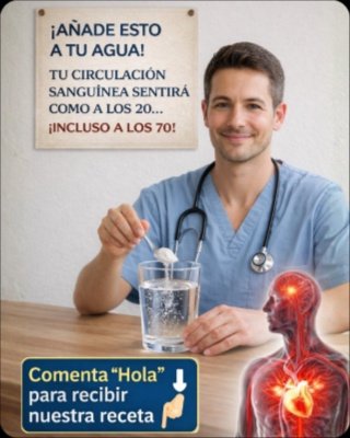 El Secreto Mejor Guardado: Cómo un Simple Mineral en Tu Agua Puede Desbloquear una Circulación Óptima y Más Energía para Adultos Mayores