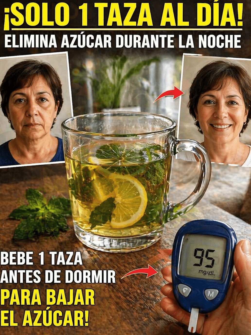 ¡El Truco Oculto que NADIE te ha Contado para Estabilizar tu Azúcar después de los 50! (Bébelo Cada Día)