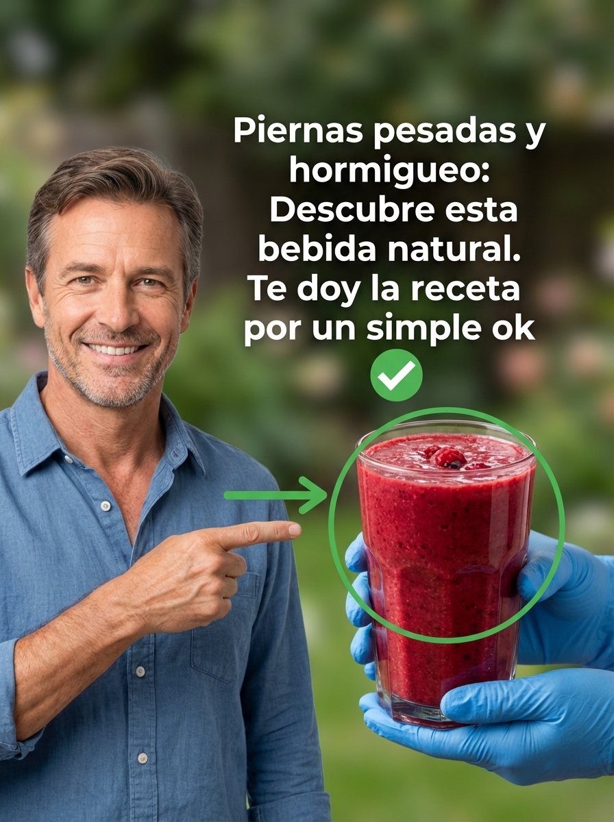 ¡Adiós Piernas Cansadas! El SECRETO de 5 Ingredientes que Activa Tu Circulación y Te Hará Sentir LIGERO al Instante