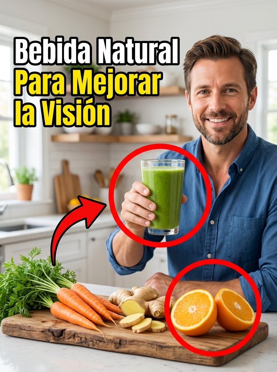 ¡NO LO CREERÁS! Esta ÚNICA Bebida Natural PODRÍA Devolverle la Vista NÍTIDA en Semanas (El Secreto que Nadie te Cuenta)