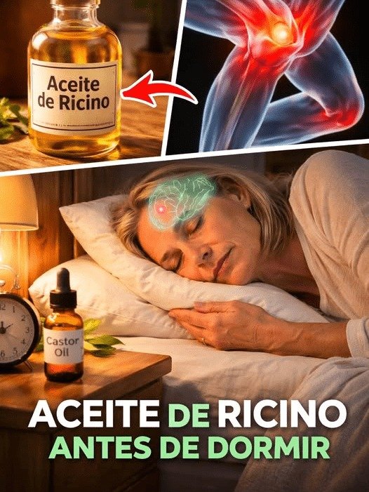 ¡EL SECRETO VIRAL QUE NADIE TE CONTÓ! Usa Aceite de Ricino Antes de Dormir y Despierta Transformado