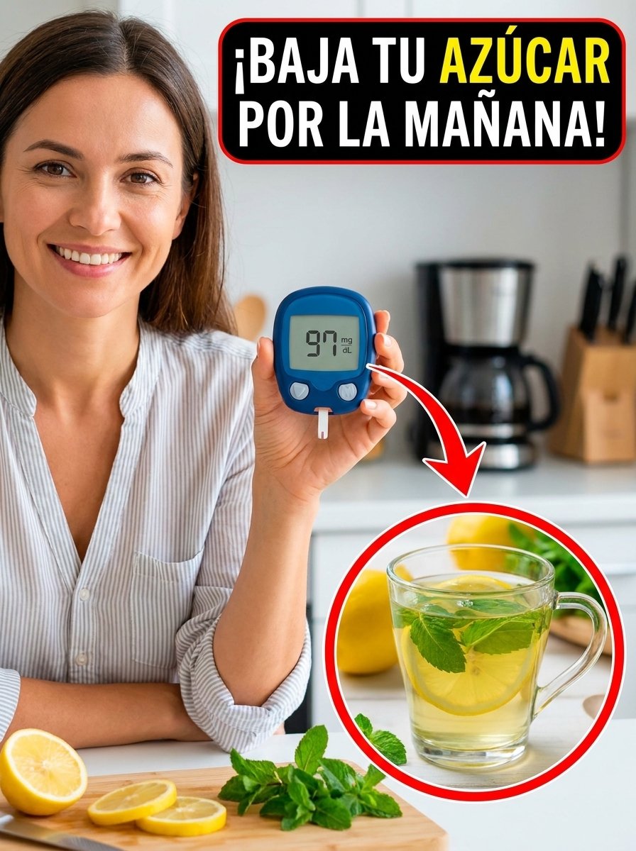 ¡Baja el Azúcar en Sangre YA! 🍋 La Bebida Casera de 3 Ingredientes que Tu Cuerpo Te Suplicará