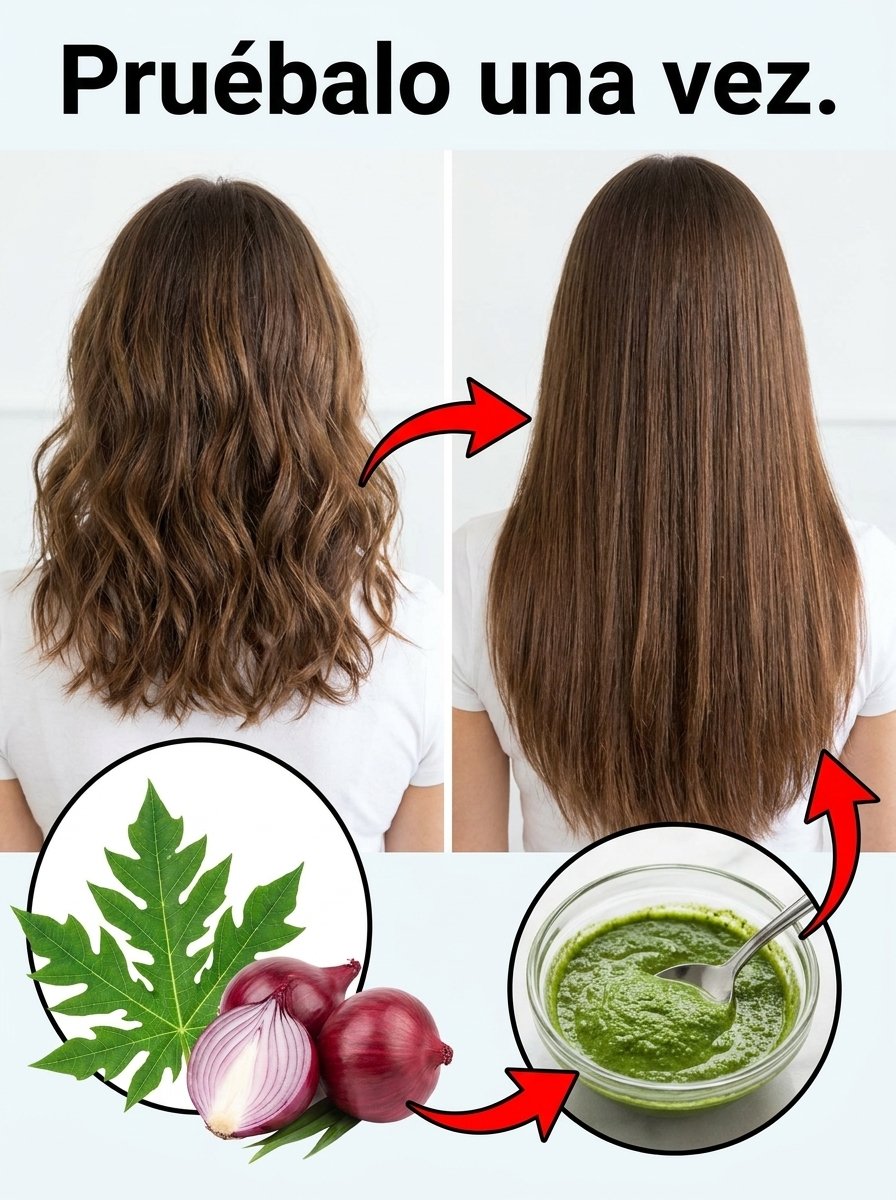 ¡El Secreto Olvidado para un Cabello de Ensueño! Este Jugo de Papaya y Cebolla es la Clave que NADIE te ha Contado