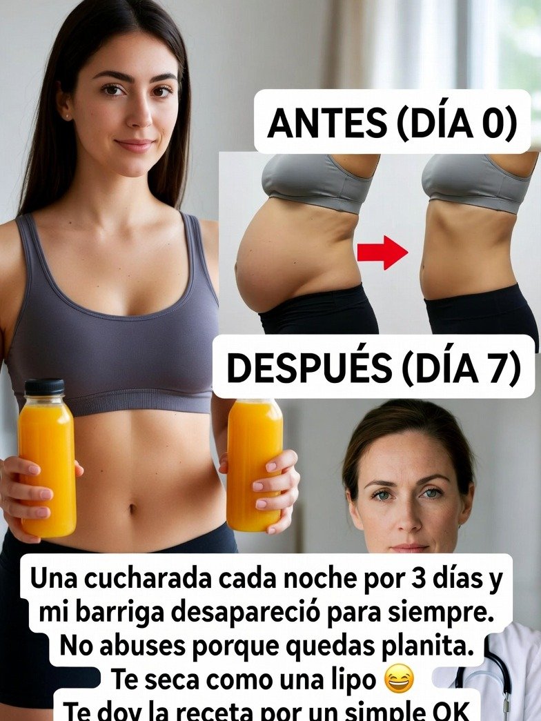 ¡El Secreto de 3 Ingredientes que NADIE te ha Contado para Deshincharte y Quemar Grasa en Días!