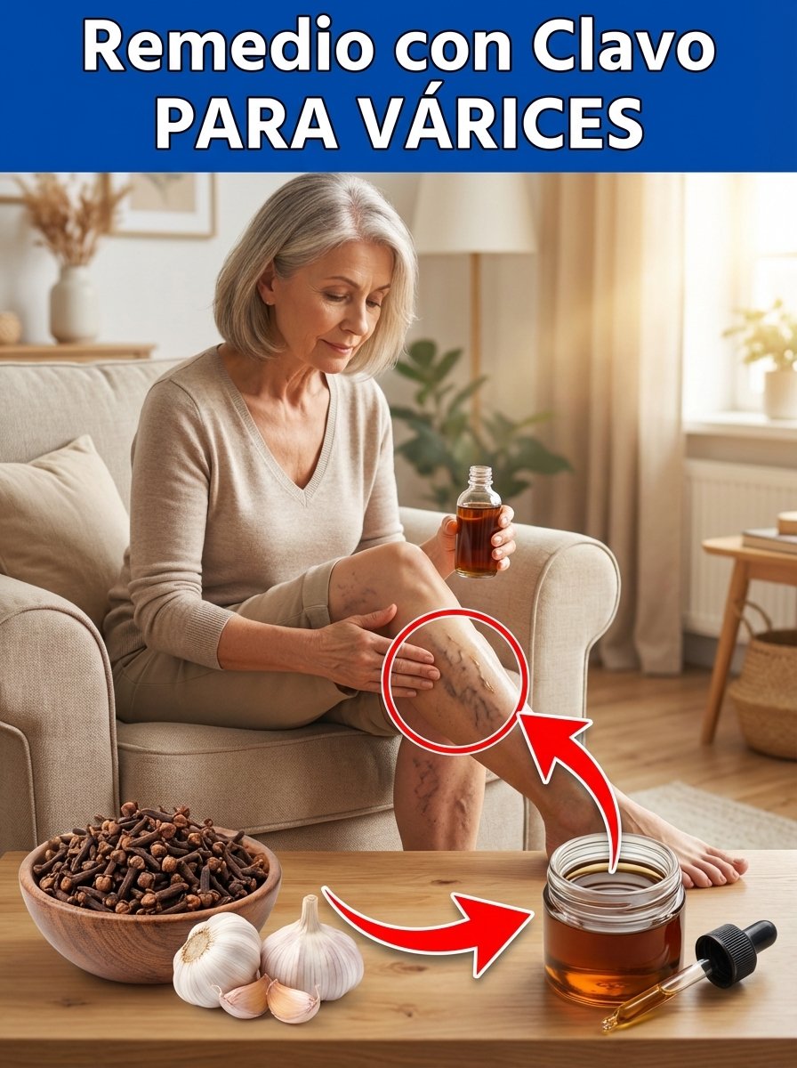 ¡EL REMEDIO SECRETO! Deshazte de las Várices con Ajo y Clavos: La Solución Casera que Nadie te Había Contado