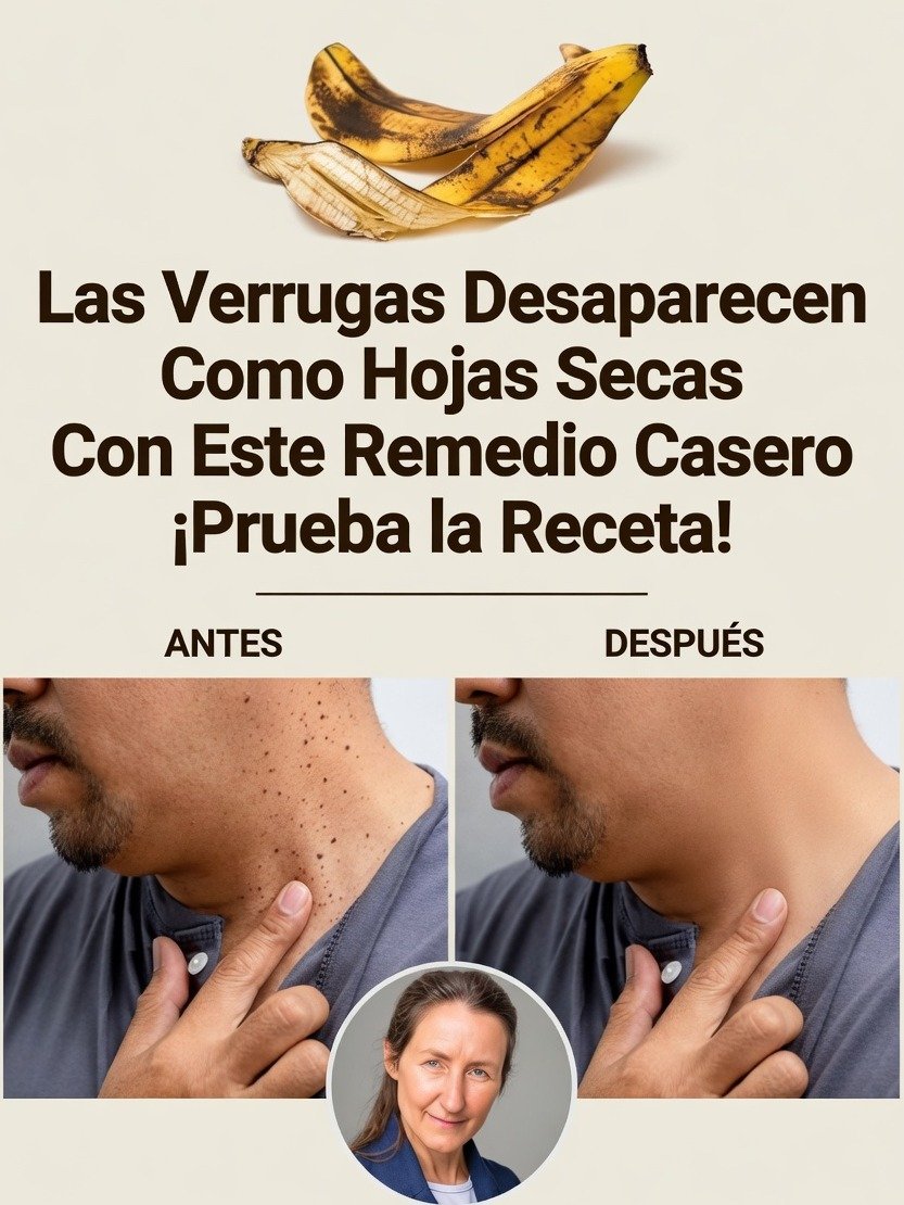 ¡El Truco VIRAL de la Cáscara de Banana para las Verrugas! ¿Realmente FUNCIONA o es un TIMO? Lo que la Ciencia Oculta...
