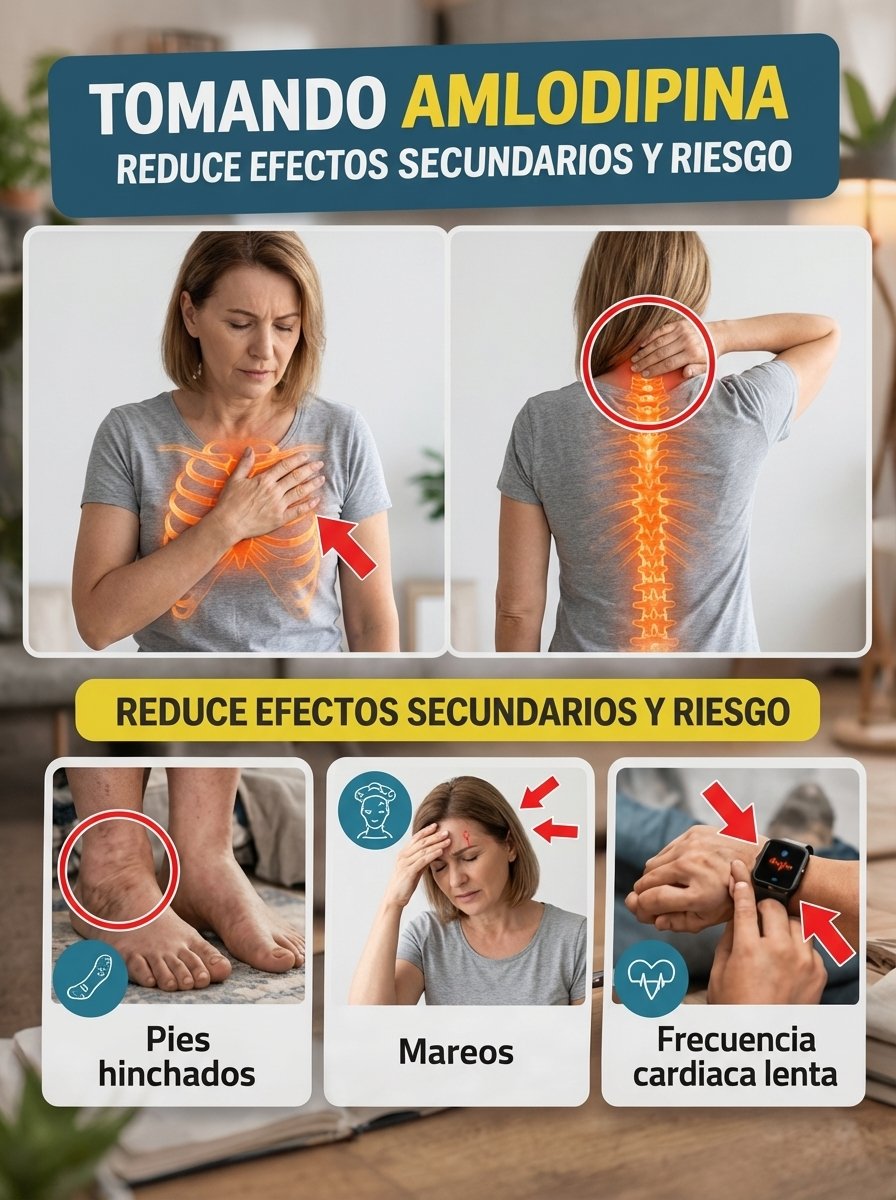 ¡Alerta! ¿Tomas Amlodipino? Descubre los 4 Efectos Secundarios Ocultos que Nadie Te Ha Contado (y Cómo Combatirlos)