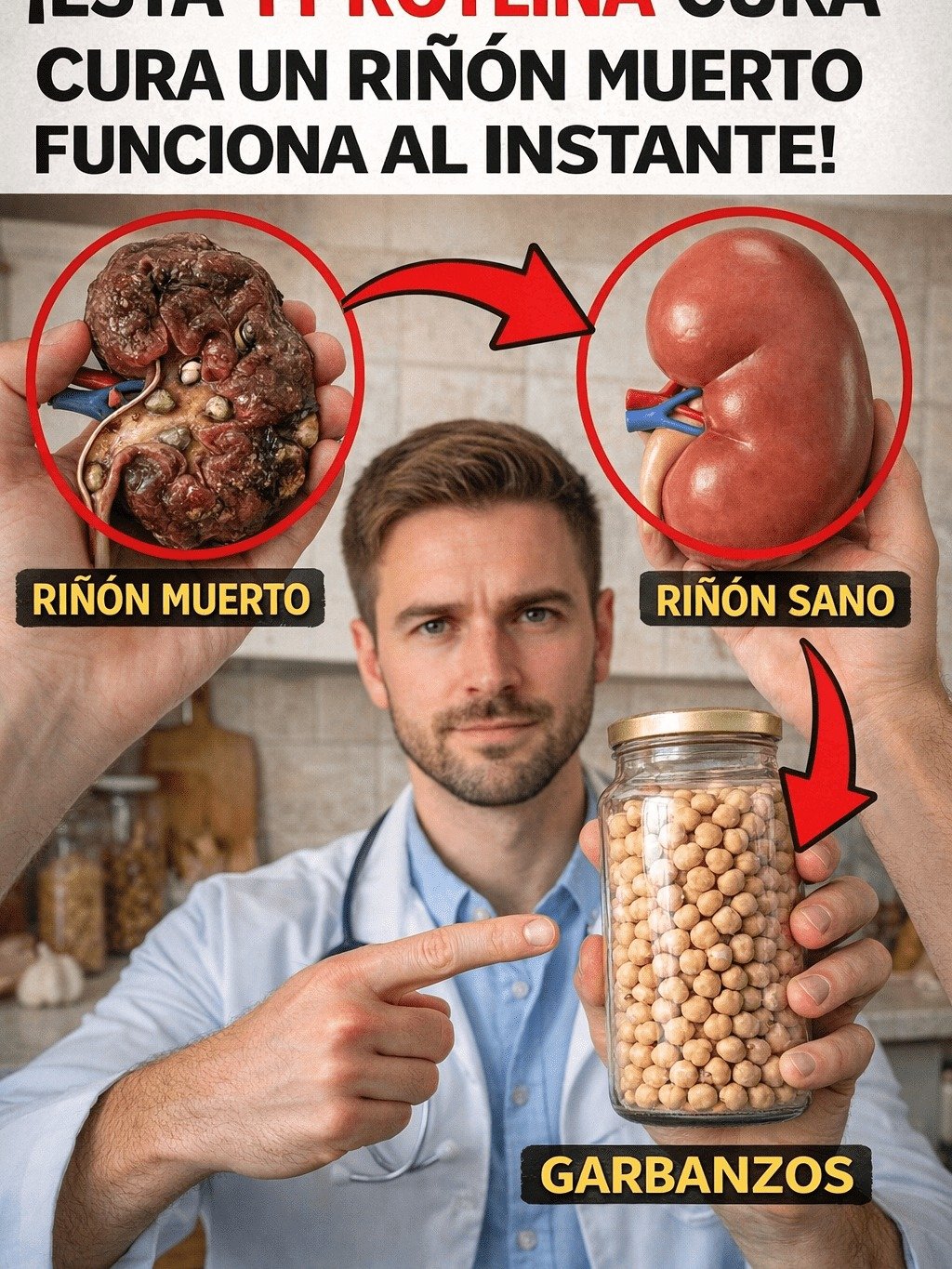 ¡No te lo Creerás! Las 4 Proteínas que SALVAN tus Riñones y las 6 que DEBES ELIMINAR HOY Mismo (El Secreto Viral)