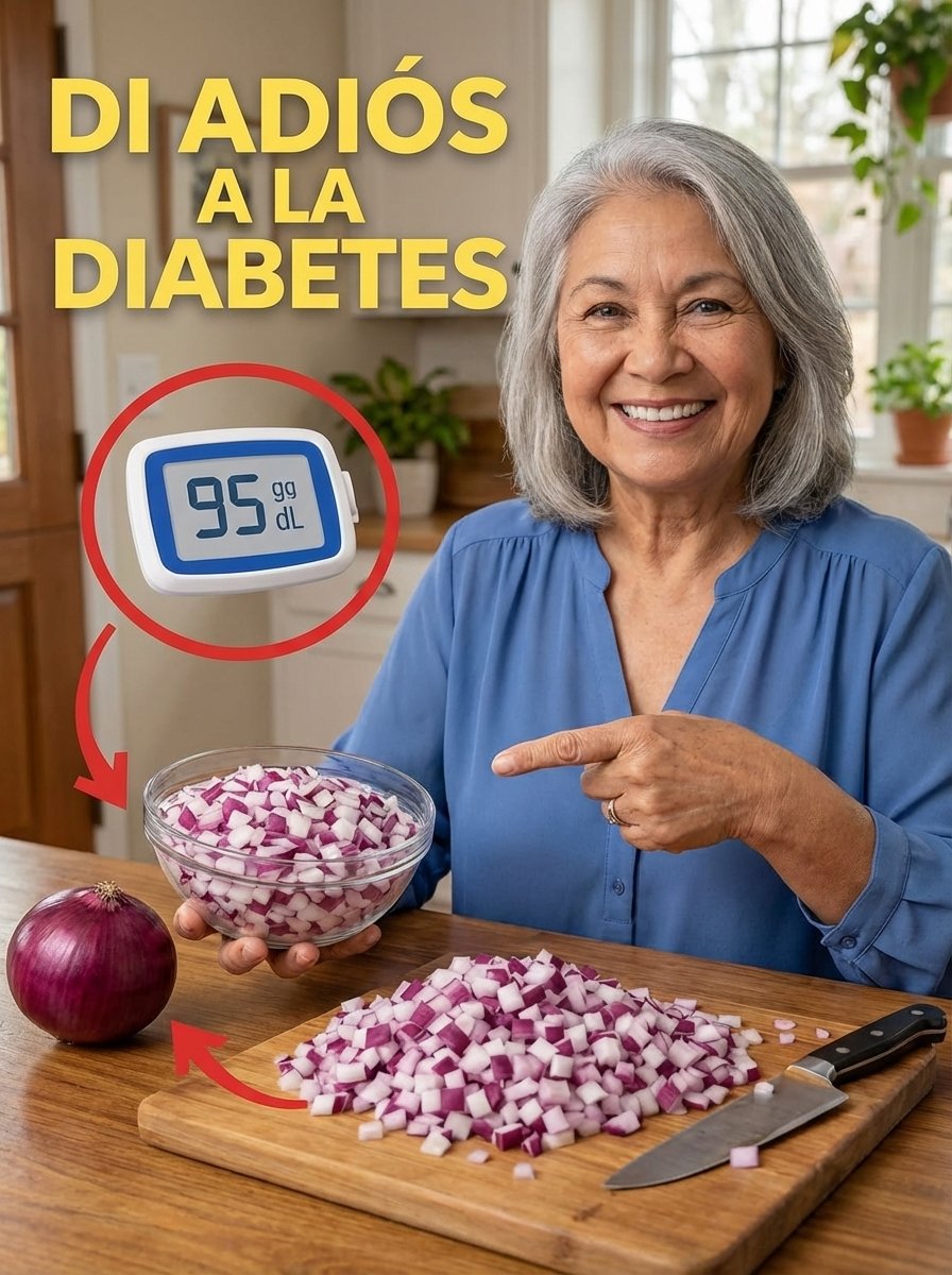 ¡ALERTA AZÚCAR ALTA! Este Hábito DIARIO con Cebolla Morada Podría CAMBIARLO TODO (El Secreto que los Mayores Redescubren)
