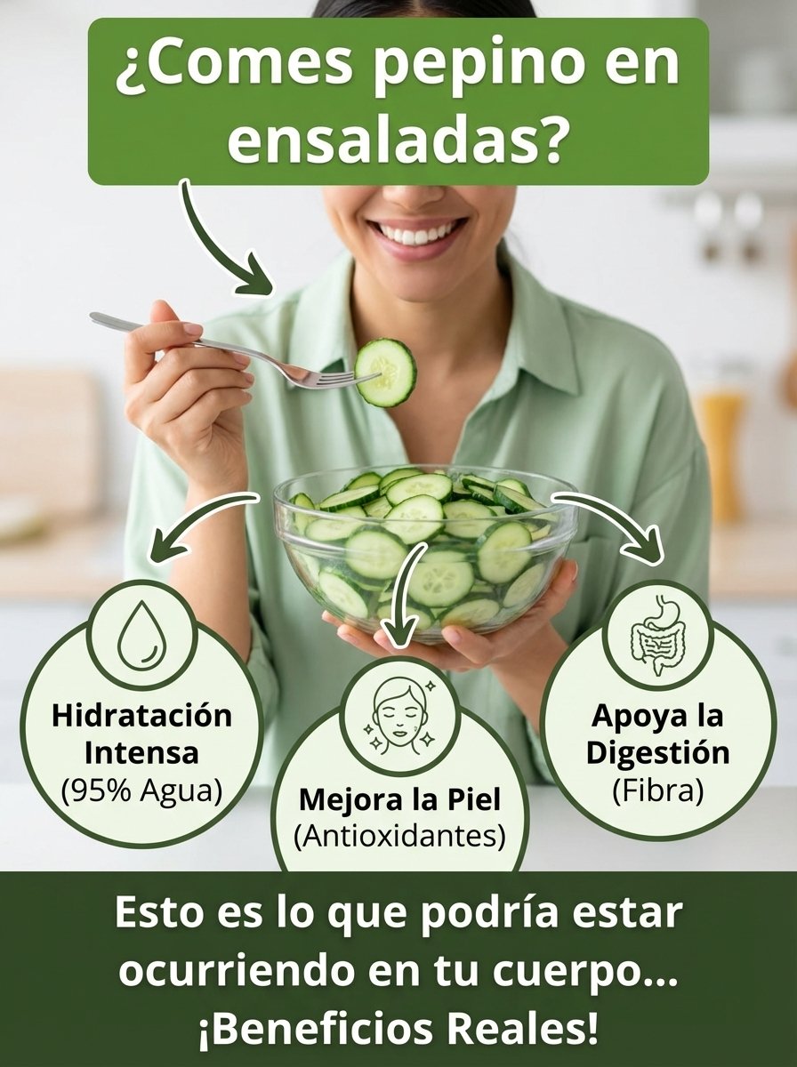 ¡Alerta Saludable! 7 Efectos Secretos del Pepino Diario Que Los Médicos Ocultan (y Debes Saber YA)
