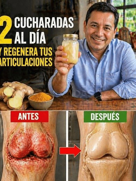 ¡IMPRESIONANTE! El Secreto de 2 Cucharadas que tus Articulaciones te Suplican: ¡Adiós al Dolor y la Rigidez!