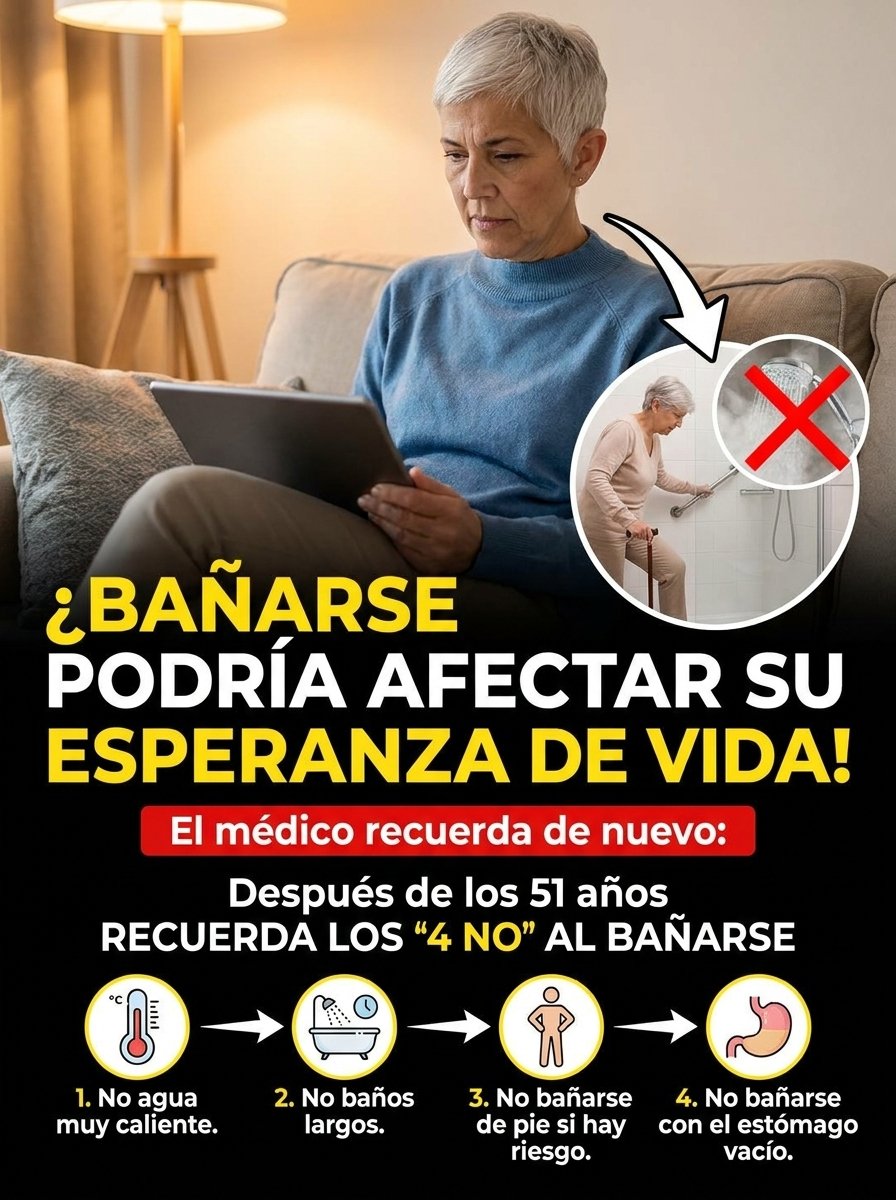 ¡ALERTA! Si Tienes Más de 50, Tu Ducha Diaria Esconde 4 Errores Peligrosos Que NADIE Te Advirtió (y Cómo Evitarlos HOY)