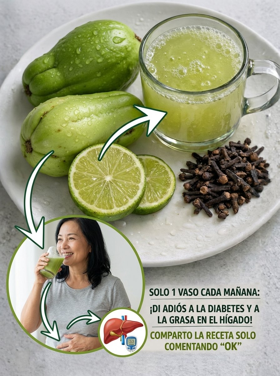 ¡Descubre el Secreto que tu Cuerpo Clama! La Bebida de Chayote, Clavo y Limón que TRANSFORMARÁ tu Salud
