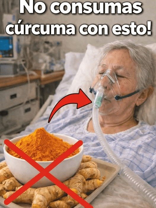 Si usas cúrcuma y tienes más de 50, ¡ALERTA! Estas 3 mezclas te están causando malestar y nadie te lo ha dicho