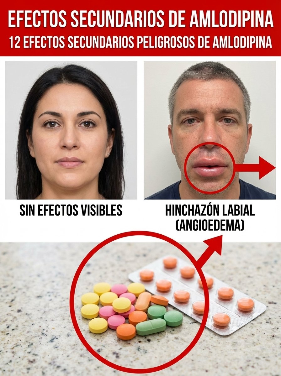 ¡ALERTA! Si tomas Amlodipino, estos son los 5 efectos que DEBES conocer (y cómo revertirlos para sentirte genial)