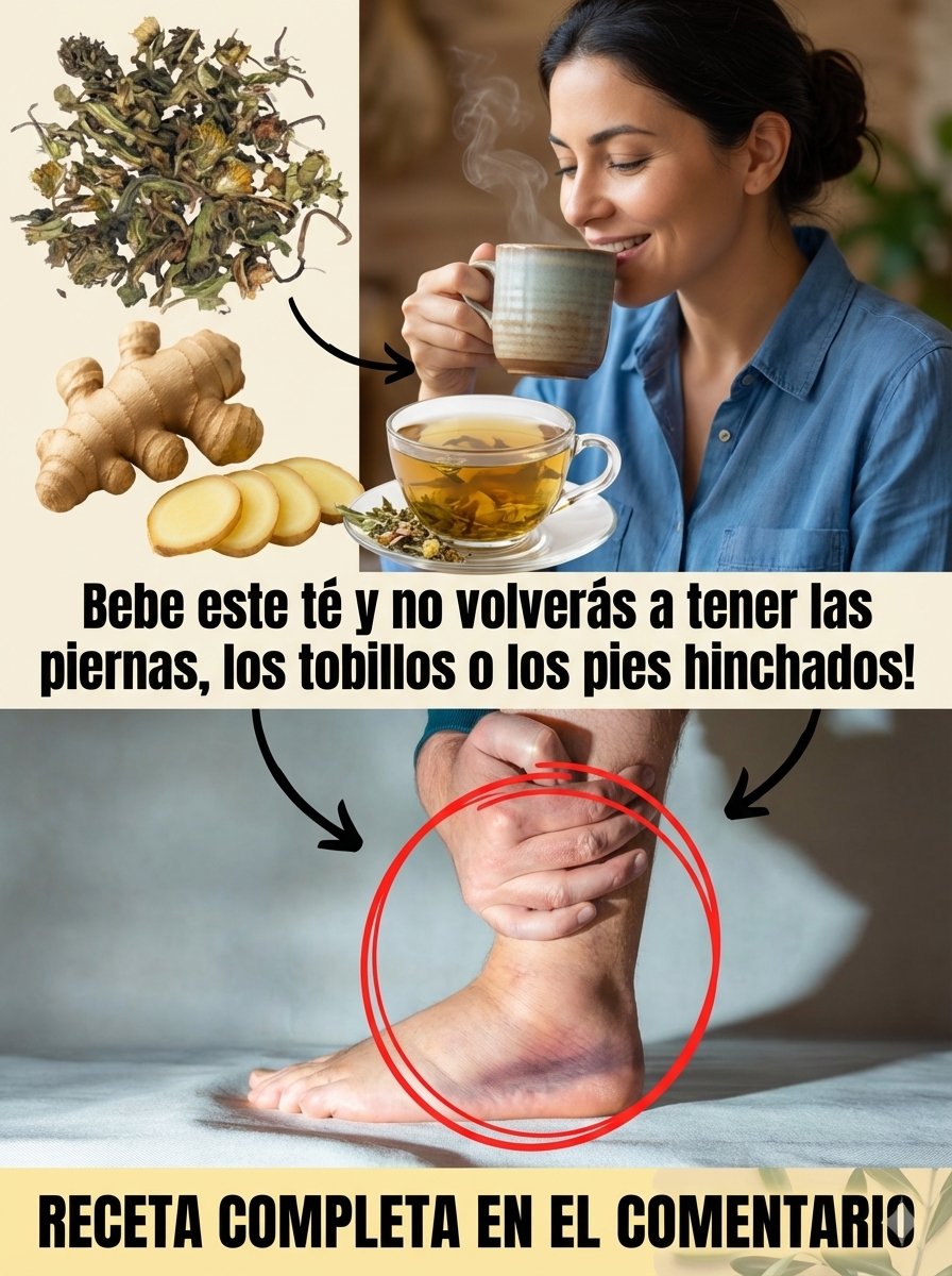 ¡Adiós Piernas Hinchadas! El ÚNICO Té Natural que Desinflama y Activa tu Circulación en Días (El Secreto que Nadie Te Cuenta)