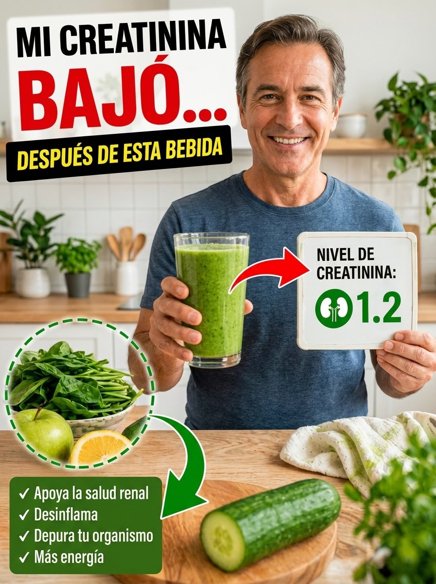¡ALERTA! Tu Creatinina Matutina te Preocupa? Descubre las 3 Bebidas Secretas que tus Riñones Necesitan URGENTE (La #3 es CLAVE)