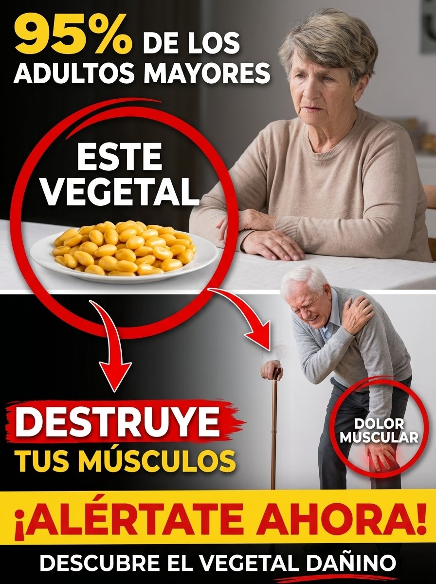 ¡Alerta URGENTE! El 95% de los Adultos Mayores NO SABEN que este Vegetal Común Está DESTRUYENDO sus Músculos en Secreto. ¡Descubre la VERDAD AHORA!