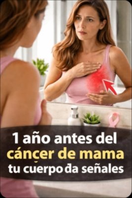 ¡ALERTA! Tu Cuerpo Te Envía ESTAS 4 Señales Clave de Cáncer de Mama HASTA 1 Año ANTES (No las ignores)