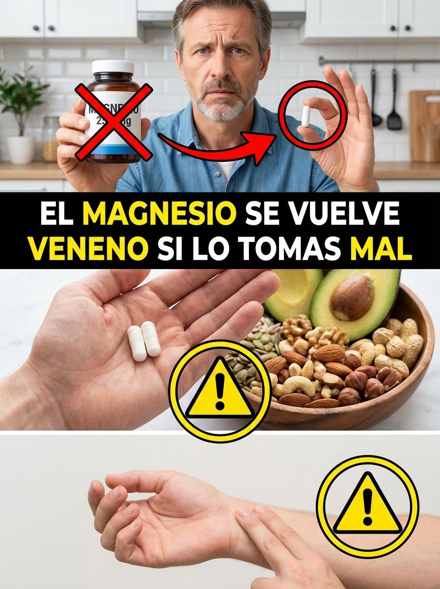¡ALERTA MÁXIMA! Si Tomas Glicinato de Magnesio, este ERROR CRÍTICO está ANULANDO todos sus Beneficios (La Mayoría lo Comete)
