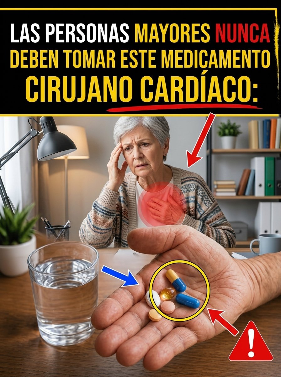 ¡URGENTE! ¿Estás Tomando Este Medicamento Común Después de los 60? Tu Corazón Podría Estar en PELIGRO y NO lo Sabes