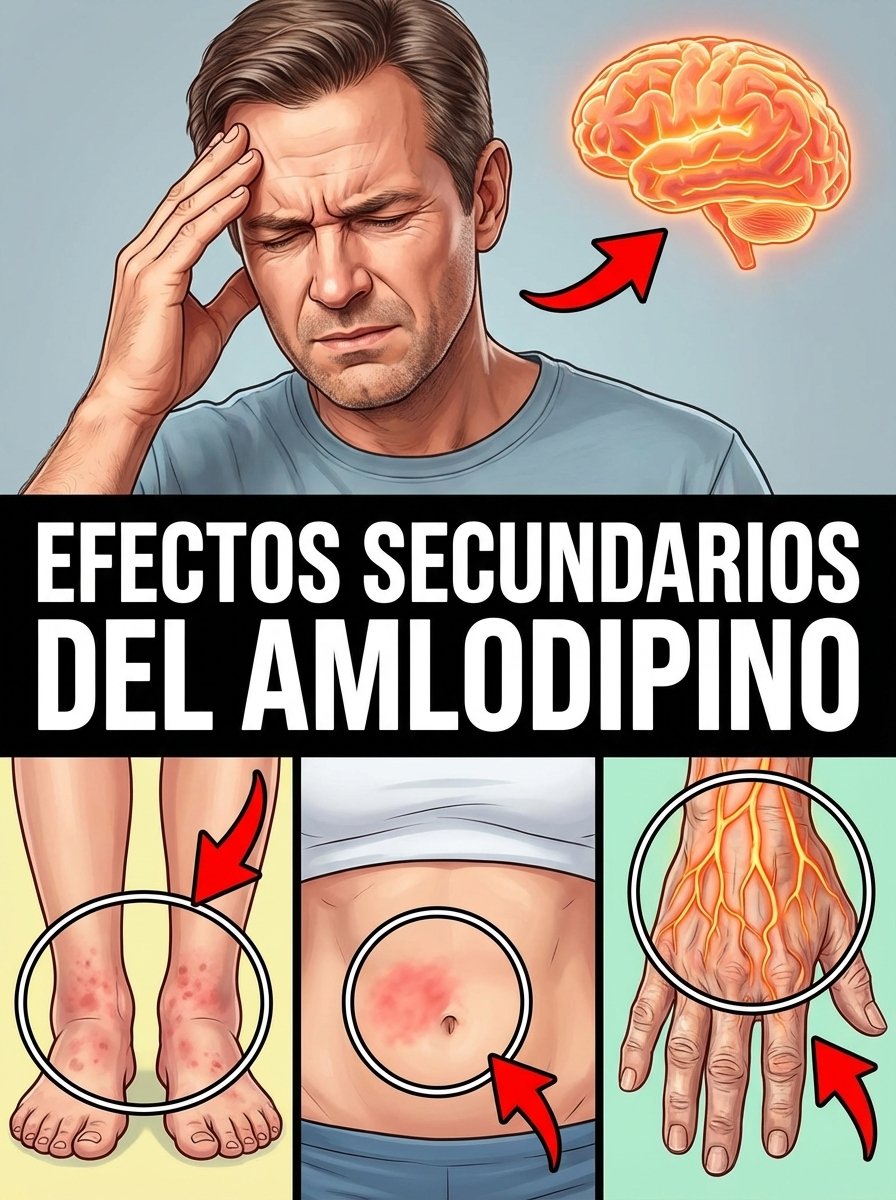¡ALERTA! Si Tomas Amlodipino, Estas 7 Señales de tu Cuerpo NO Son Normales (La Última Podría Salvarte)