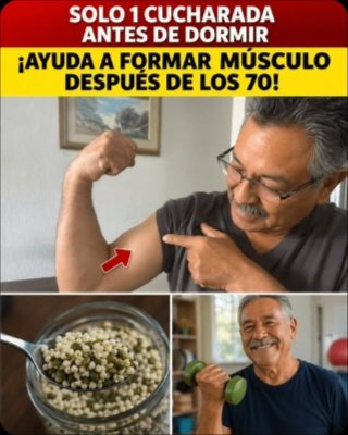 ¡El Truco Nocturno Que Nadie Te Cuenta! ¿Una Cucharada Antes de Dormir Puede SALVAR Tus Músculos Después de los 70?
