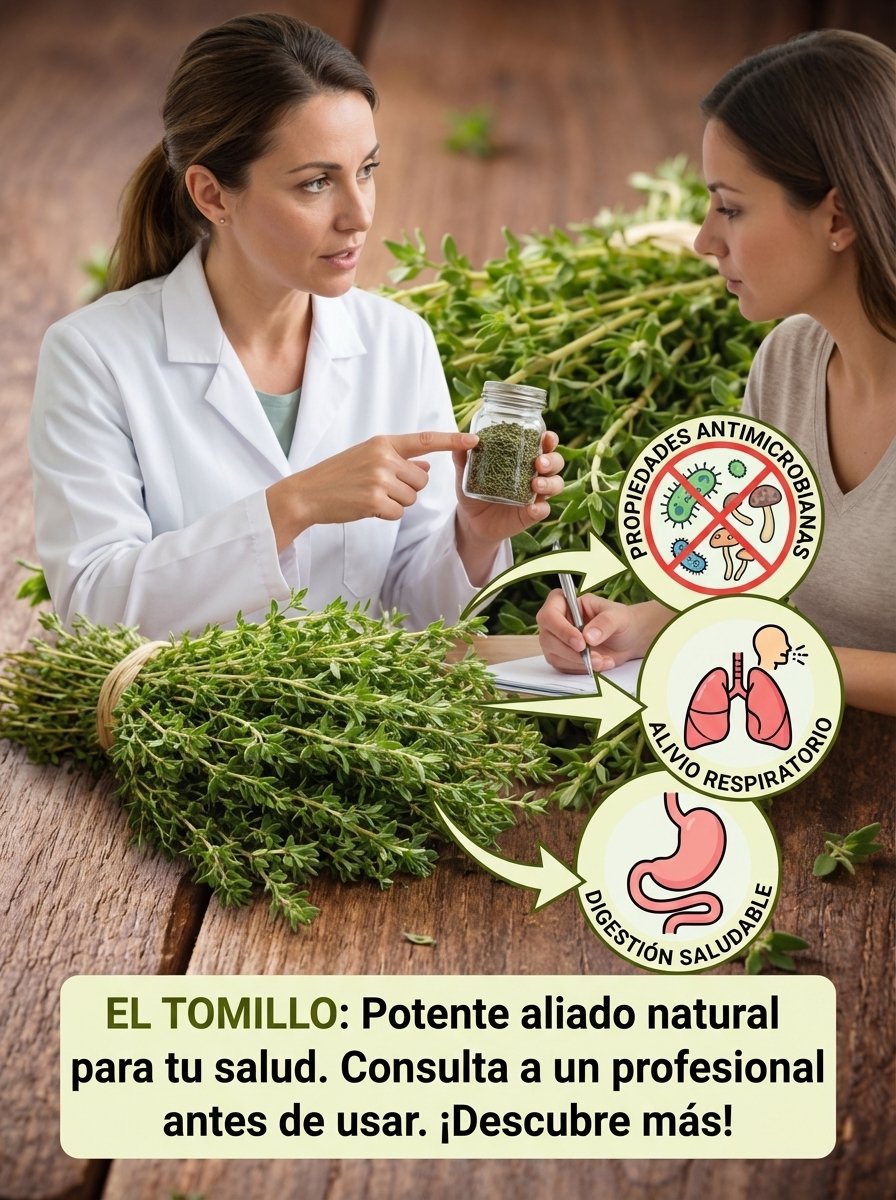 ¡No es magia, es ciencia! 🌿 El Secreto del Tomillo: 6 Beneficios que tus Pulmones Necesitan HOY mismo (y por qué nadie te lo cuenta)