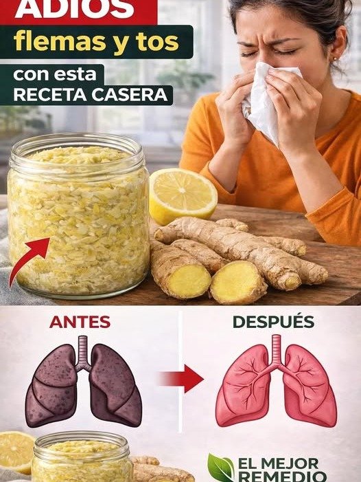 ¡Alerta! Si Tienes Flema en los Pulmones, ESTOS 5 Remedios Naturales Te Harán Respirar Aliviado en Horas
