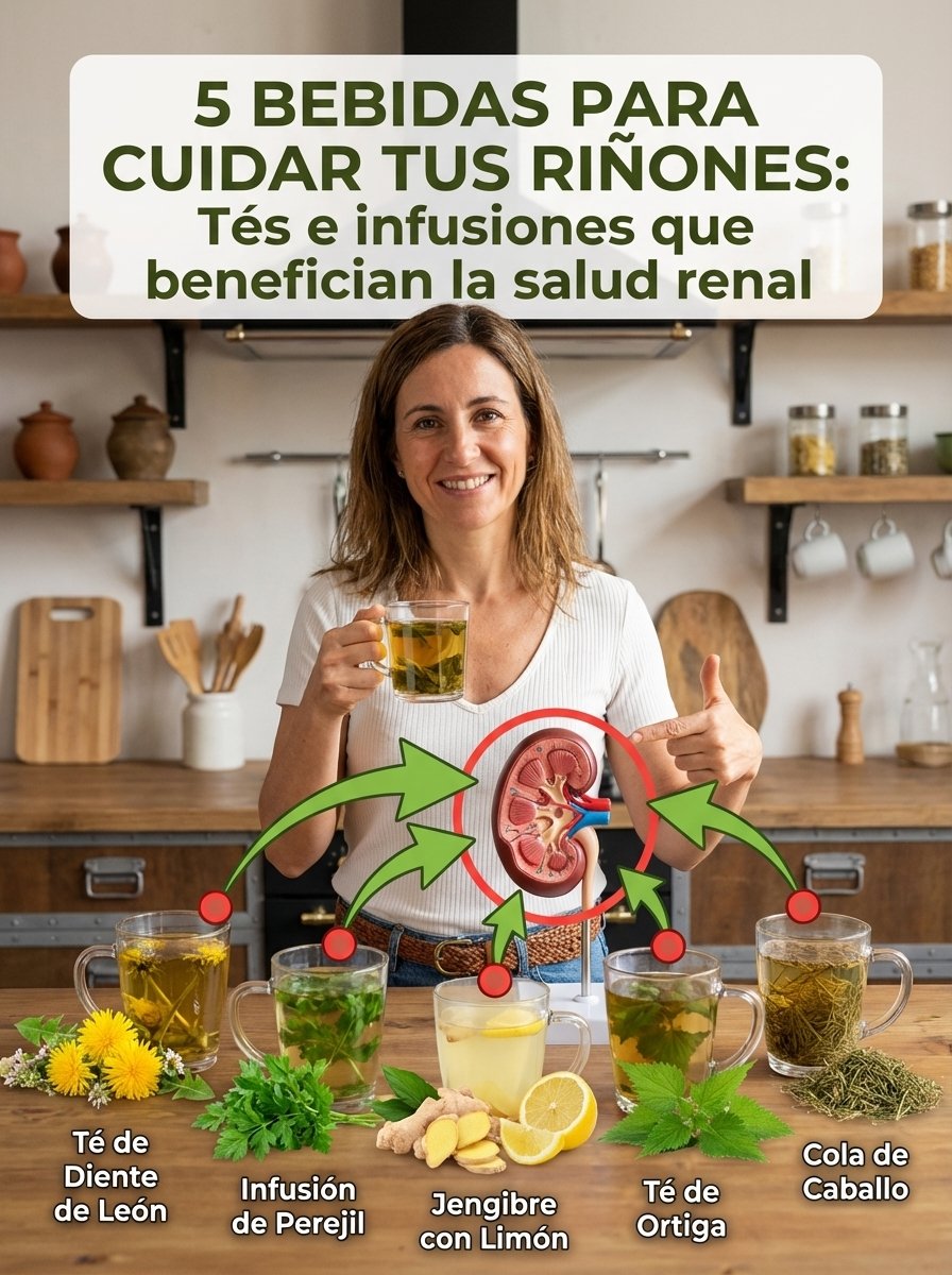 ¡No dejes que sea tarde! 5 Bebidas MILAGROSAS que tus riñones ruegan que bebas HOY