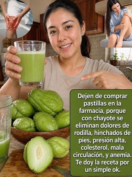 ¡El Chayote ESCONDÍA el SECRETO! Transforma tu Salud con este Jugo y Té Natural que Pocos Conocen