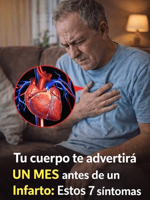¡Alerta Máxima! Tu Cuerpo Te Avisa: 7 Señales Secretas ANTES de un Infarto (La #3 Es Crucial)