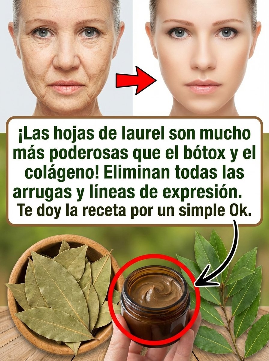 ¡El Secreto Olvidado de Tu Cocina! Borra Años de Tu Piel con Hoja de Laurel: ¿Lista para Decir Adiós a las Arrugas?